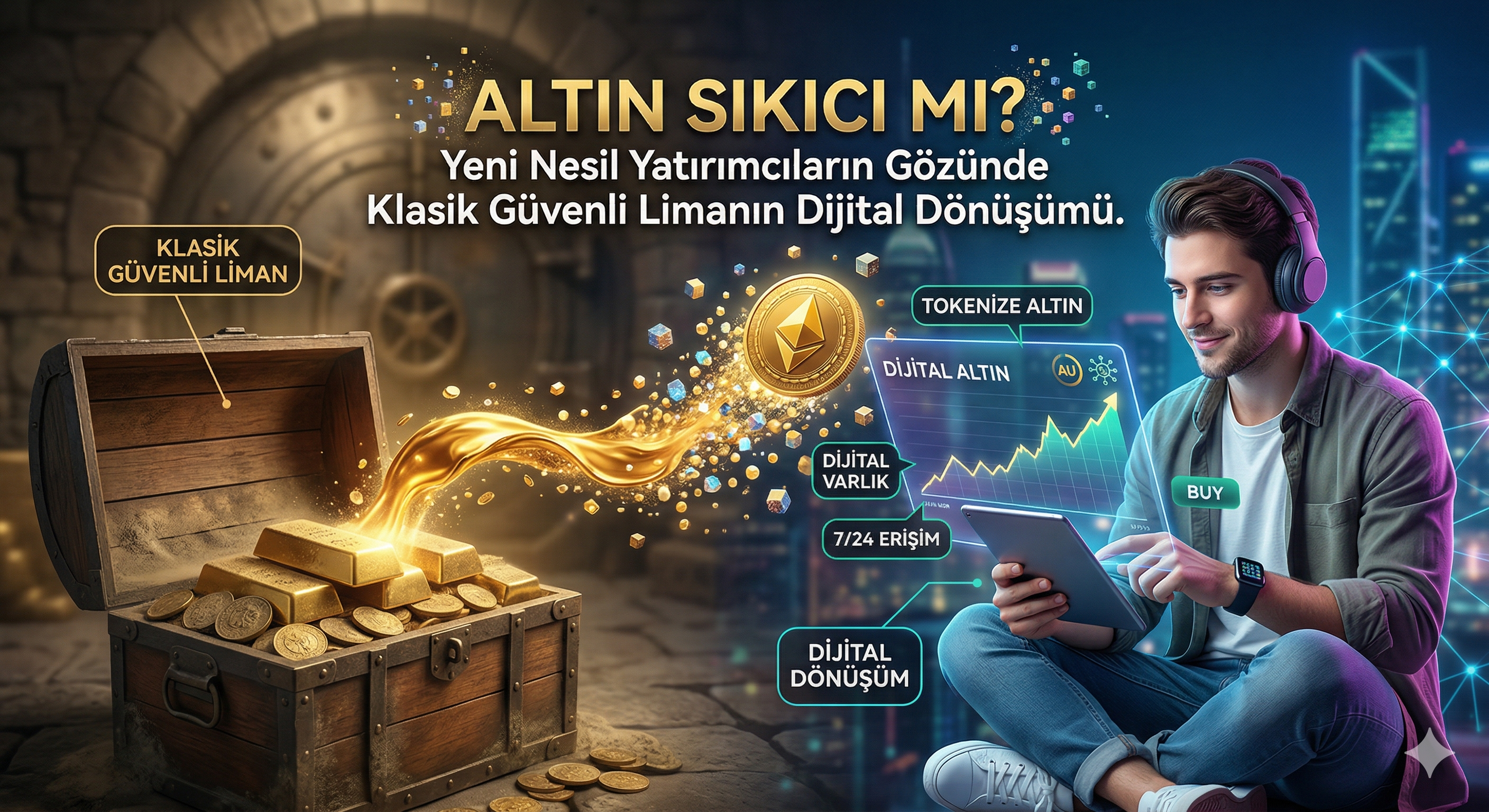 Altın Sıkıcı mı? Yeni Nesil Yatırımcıların Gözünde Klasik Güvenli Limanın Dijital Dönüşümü