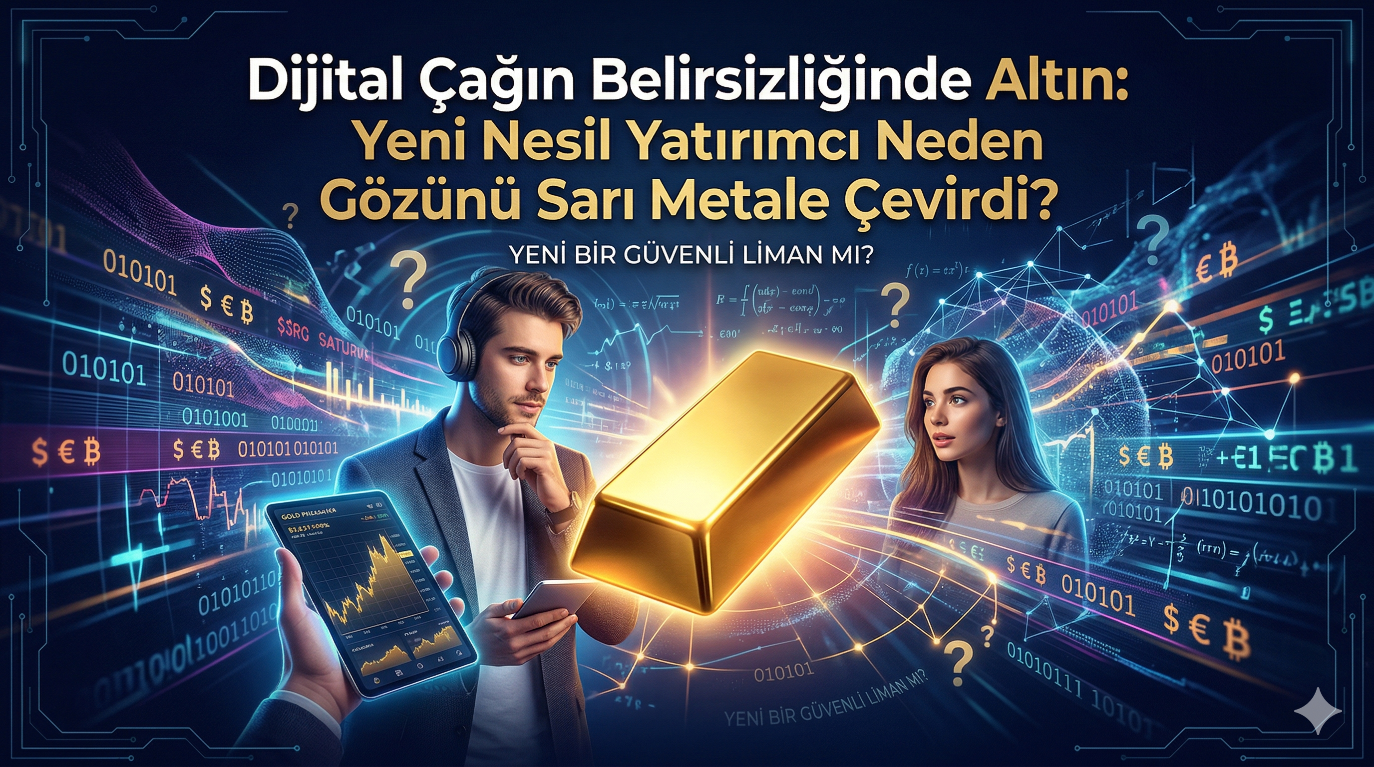 Dijital Çağın Belirsizliğinde Altın: Yeni Nesil Yatırımcı Neden Gözünü Sarı Metale Çevirdi?