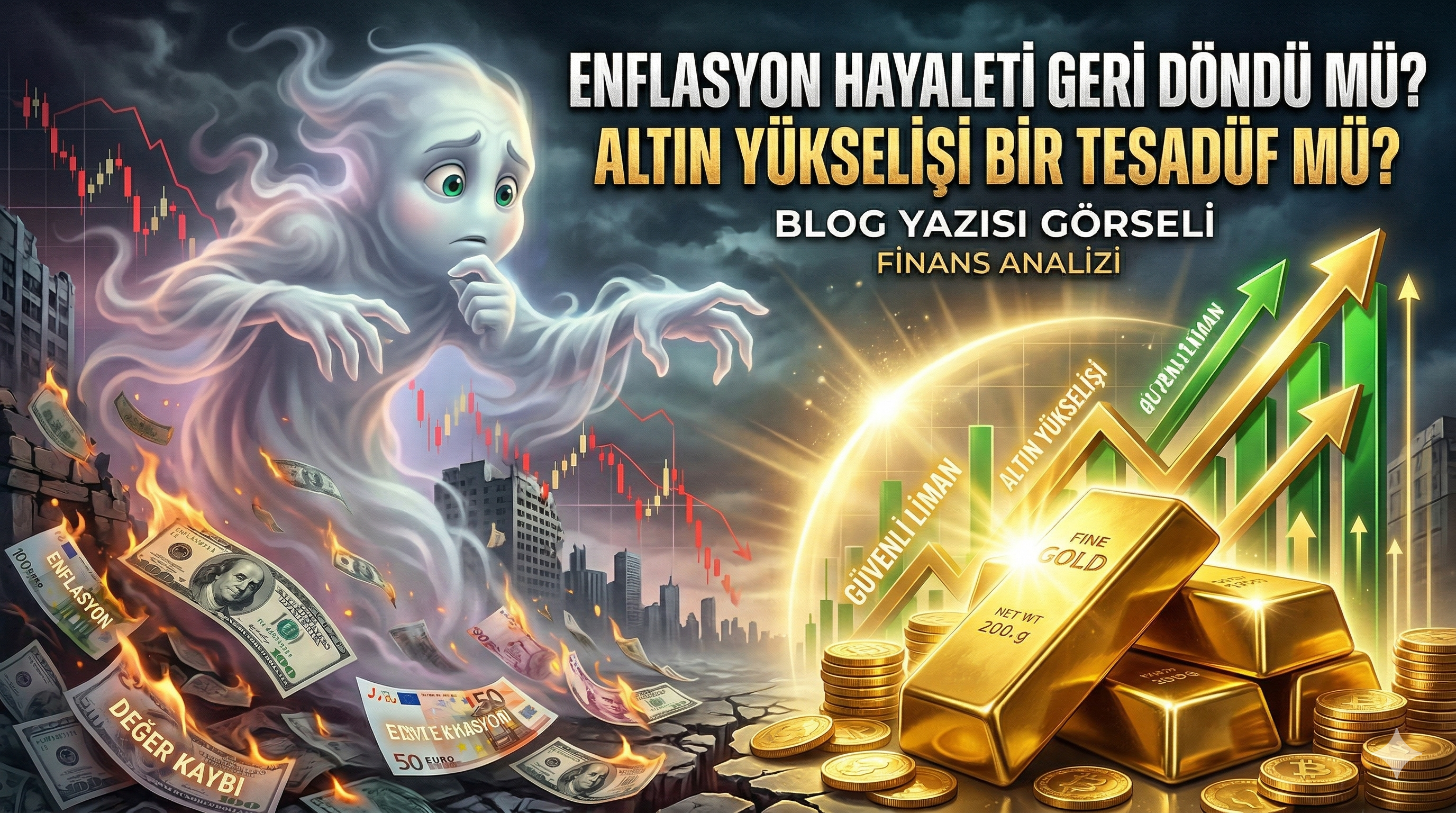 Enflasyon Hayaleti Geri Döndü mü? Altın Yükselişi Bir Tesadüf mü?