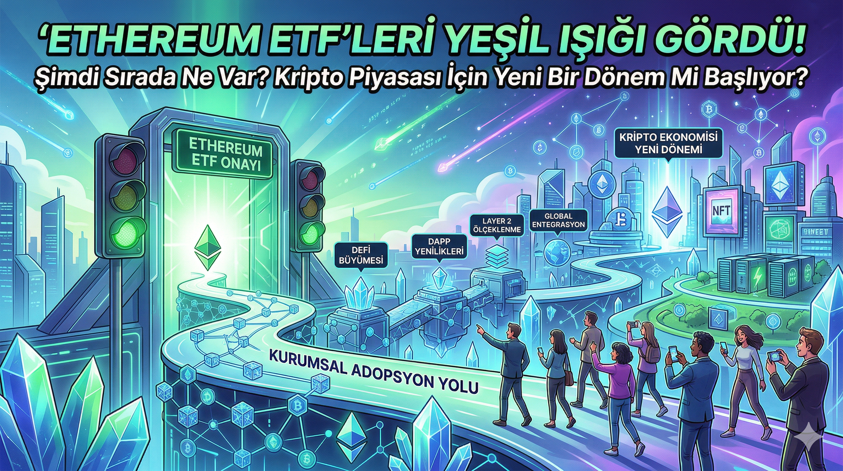 Ethereum ETF'leri Yeşil Işığı Gördü! Şimdi Sırada Ne Var? Kripto Piyasası İçin Yeni Bir Dönem Mi Başlıyor?