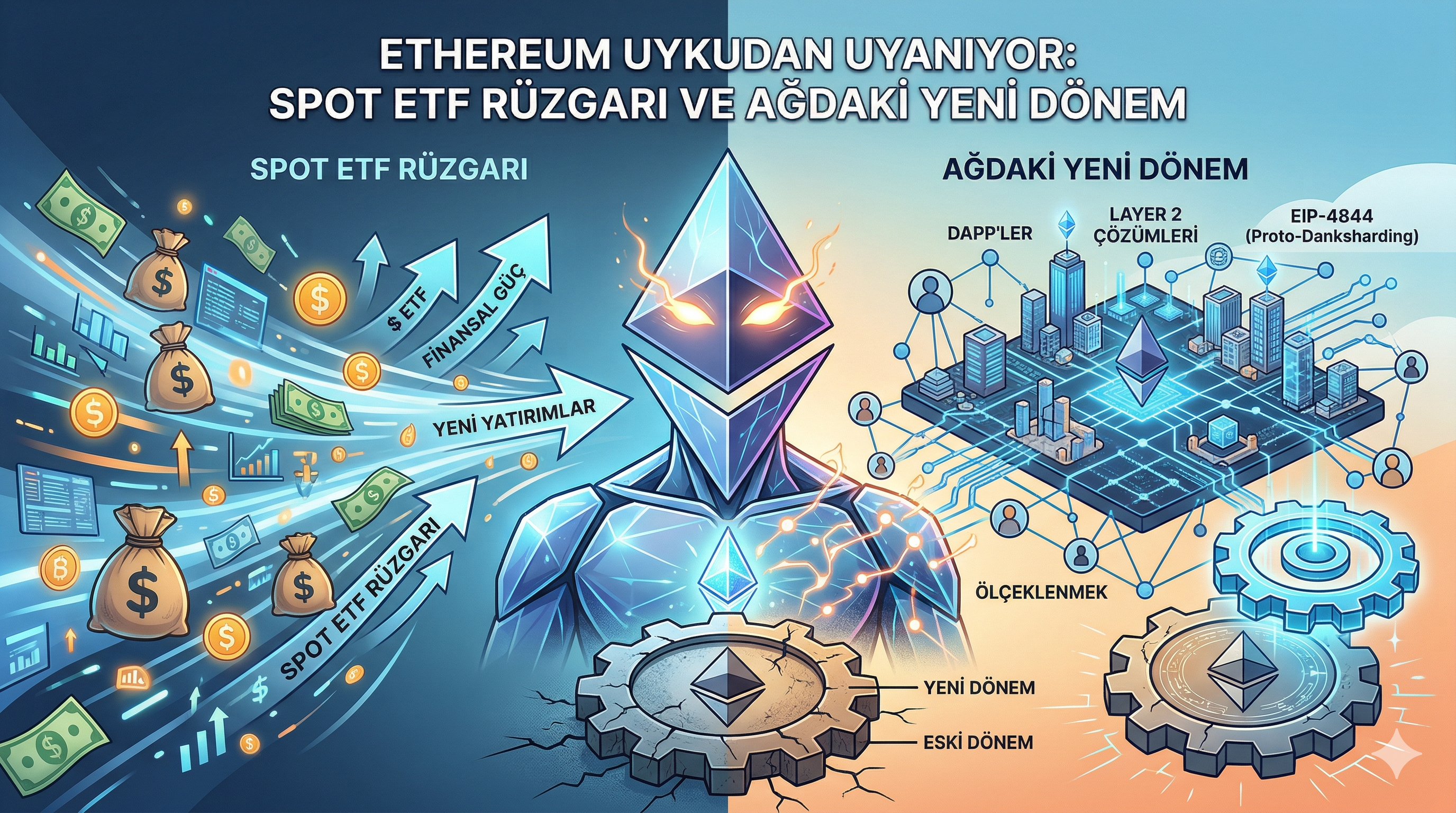 Ethereum Uykudan Uyanıyor: Spot ETF Rüzgarı ve Ağdaki Yeni Dönem