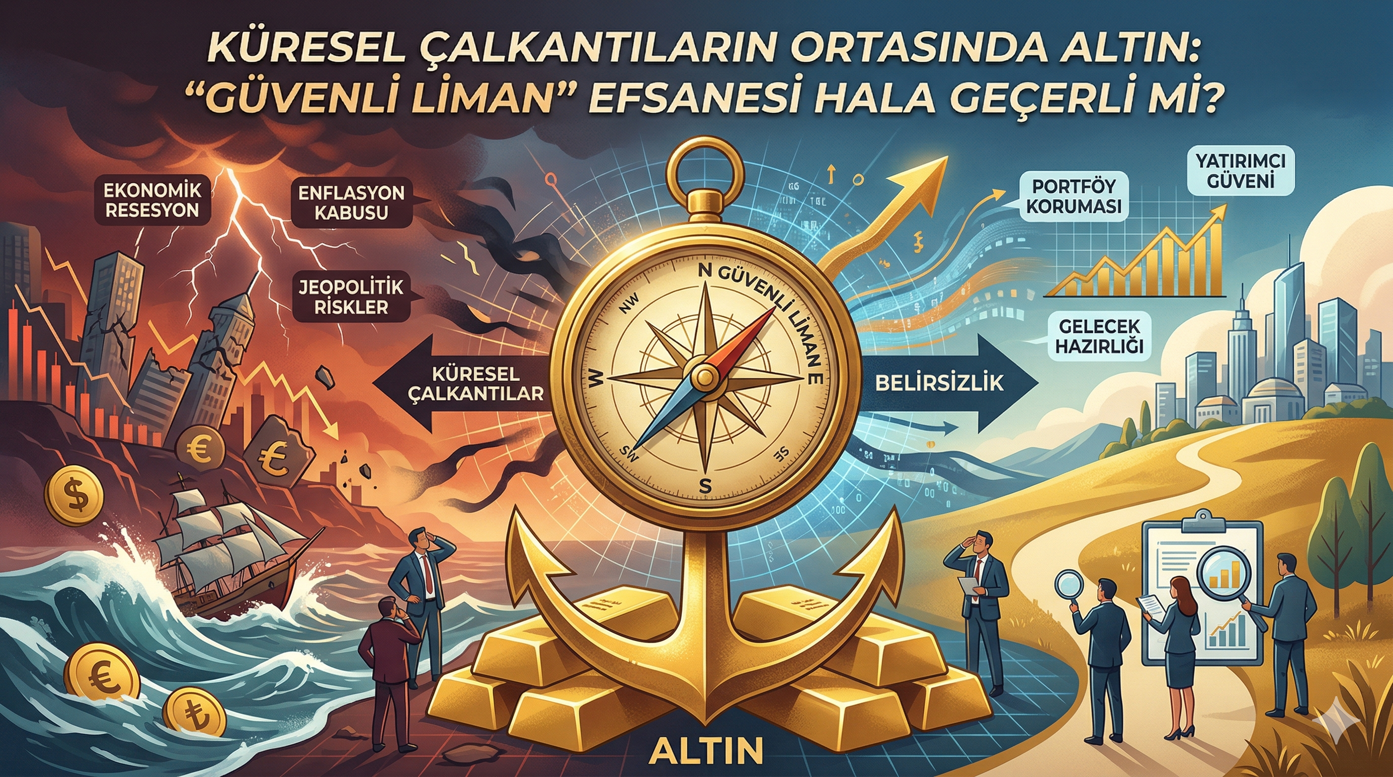 Küresel Çalkantıların Ortasında Altın: "Güvenli Liman" Efsanesi Hala Geçerli mi?
