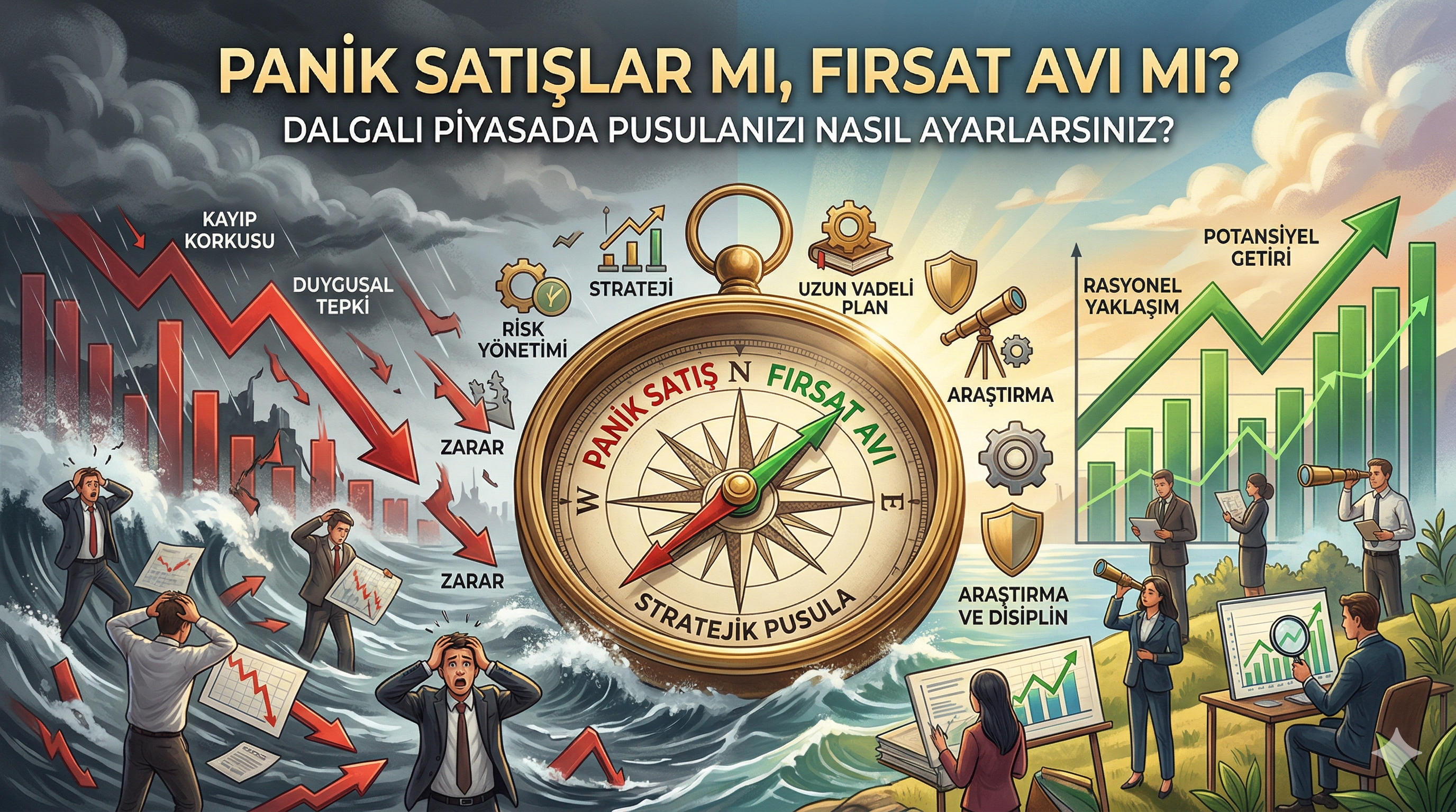 Panik Satışlar mı, Fırsat Avı mı? Dalgalı Piyasada Pusulanızı Nasıl Ayarlarsınız?