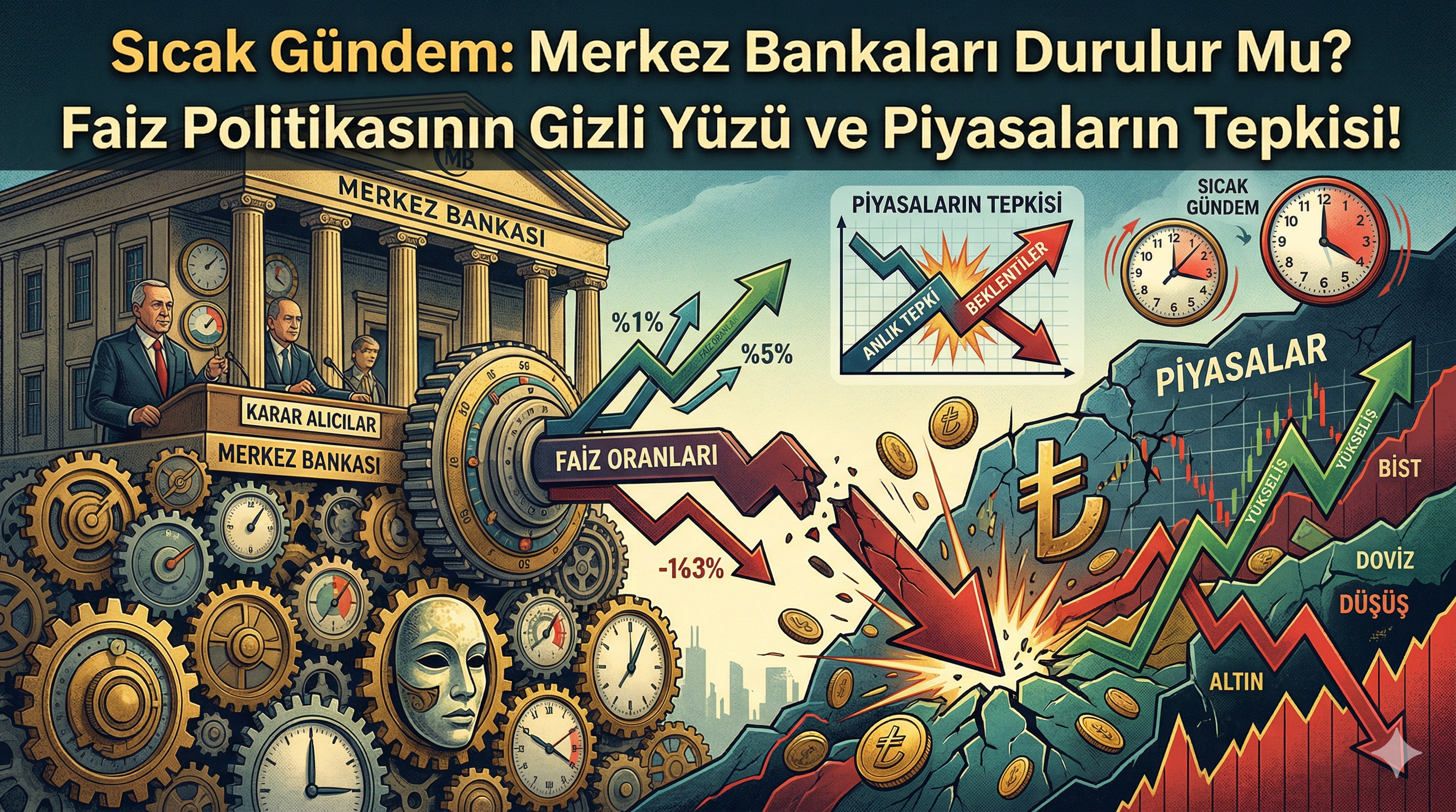Sıcak Gündem: Merkez Bankaları Durulur Mu? Faiz Politikasının Gizli Yüzü ve Piyasaların Tepkisi!